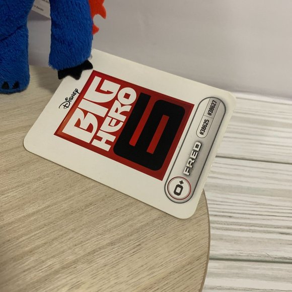 Disney Bandai Big Hero 6 Fred Mini Plush With Tag EUC - Picture 3 of 6